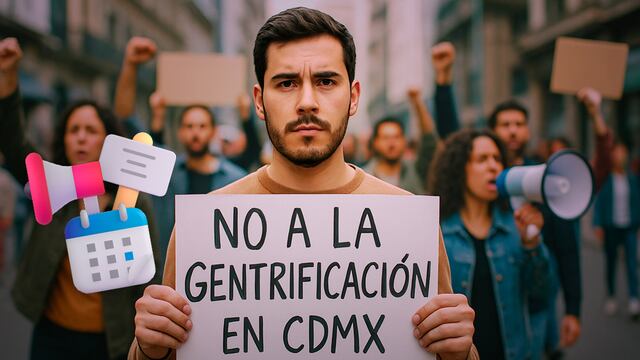 Protesta antigentrificación CDMX