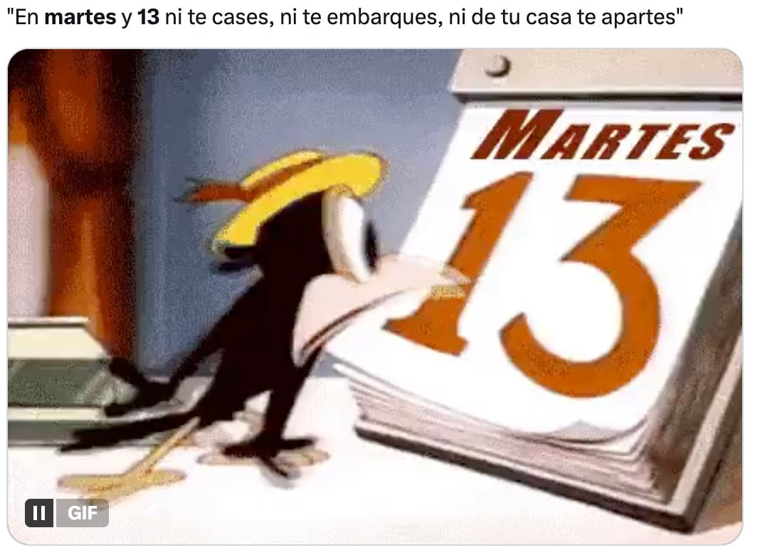 Memes del martes 13