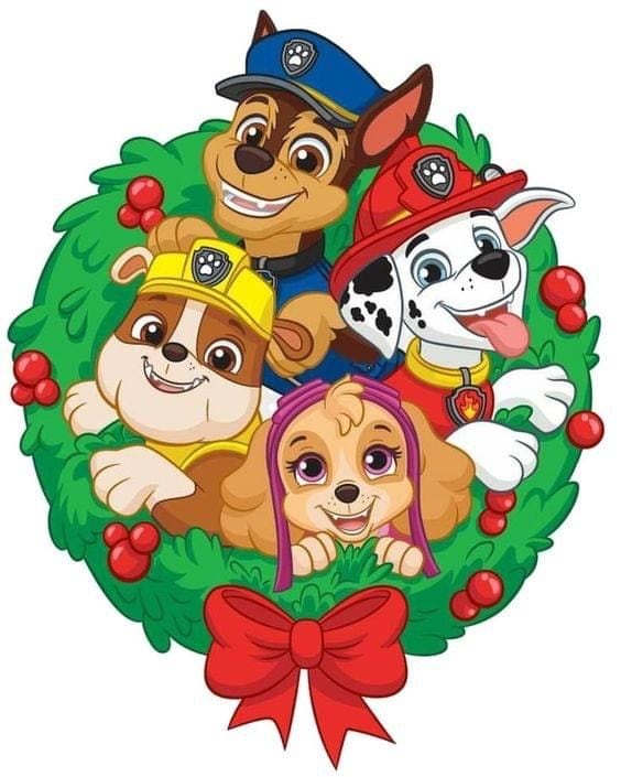 6 tarjetas navideñas de Paw Patrol para regalar a tus seres queridos en Navidad