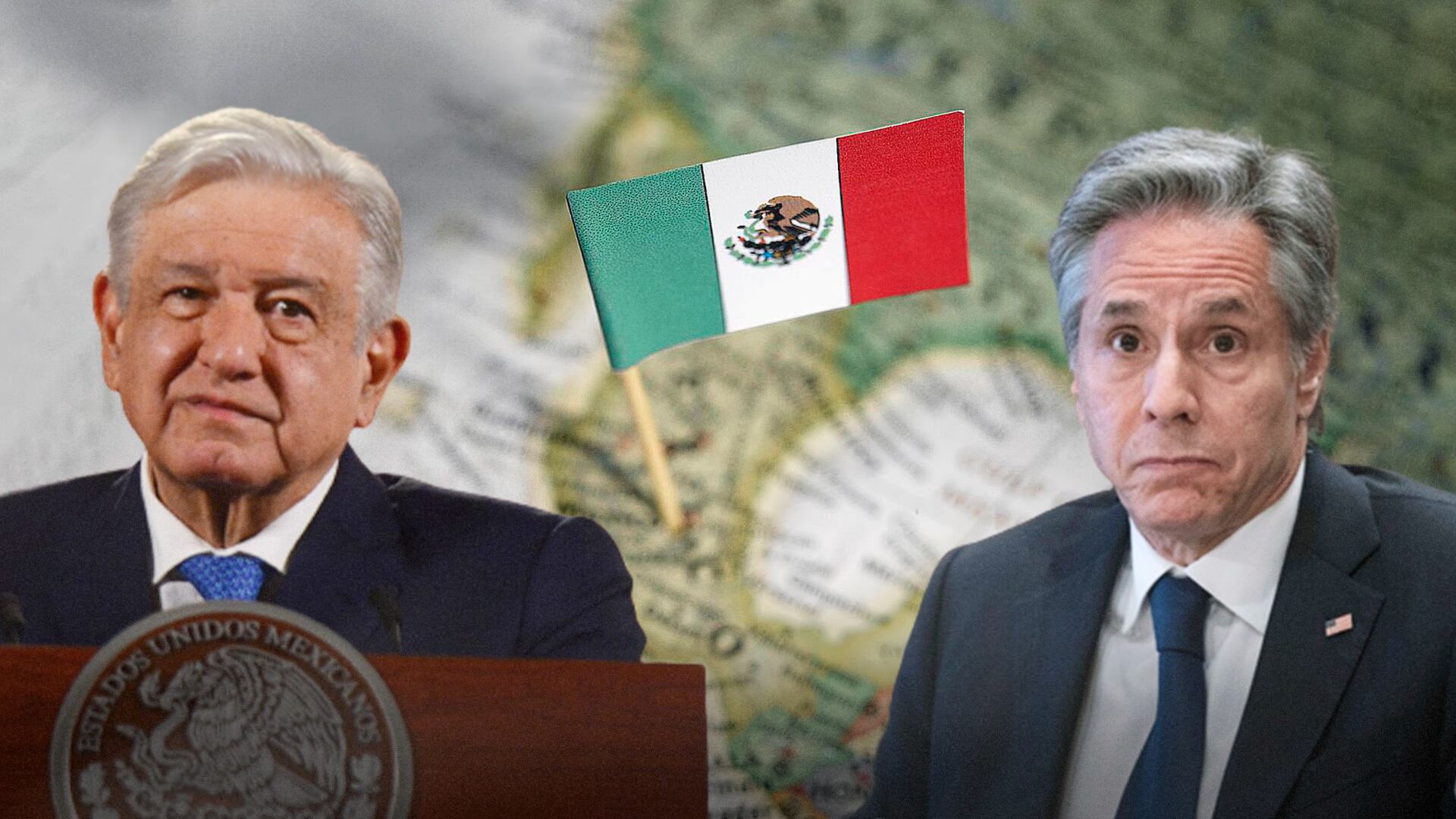 AMLO contra Antony Blinken