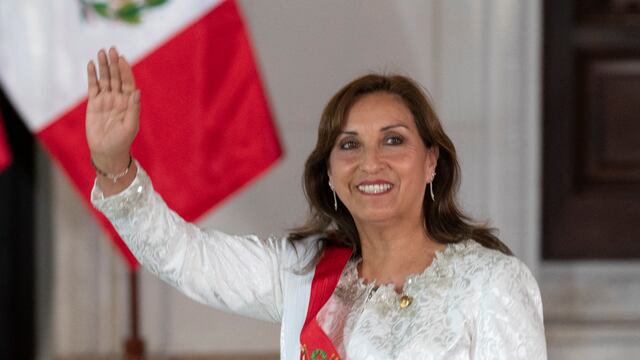 Dina Boluarte, presidenta de Perú