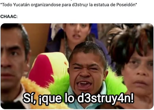 El huracán Beryl desata los memes de Poseidón vs Chaac