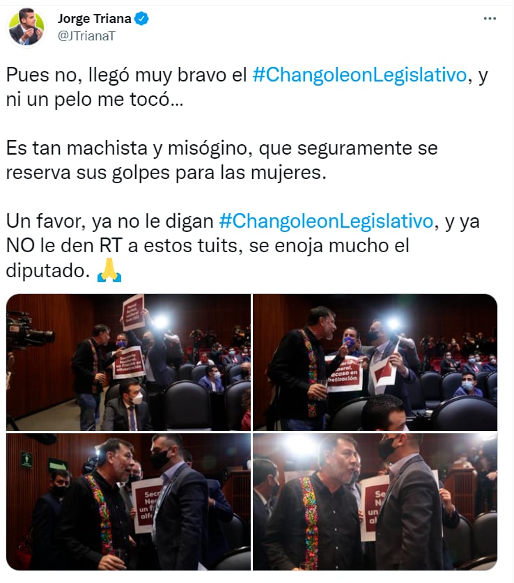 Captura de pantalla de Twitter