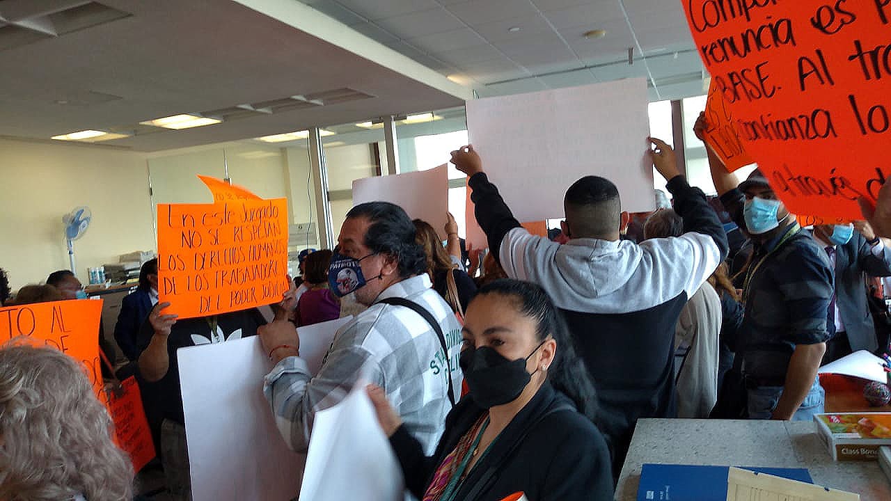 Manifestación SUTPJCDMX