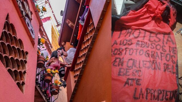 Cierran balcón del Callejón del Beso