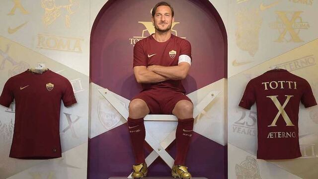 Nike diseñó un calzado especial para Francesco Totti