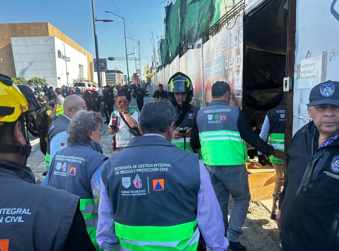 Colapso de grúa telescópica en CDMX será investigado por Fiscalía