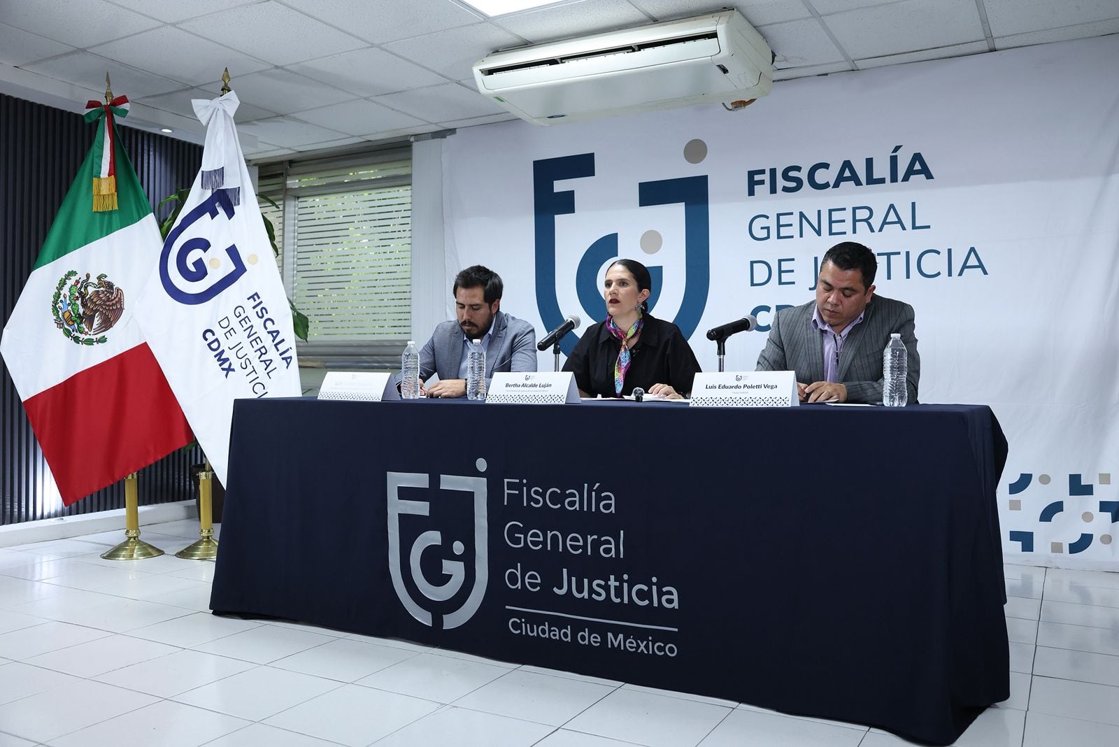 Fiscalía de CDMX en conferencia sobre feminicidio de Edith Guadalupe