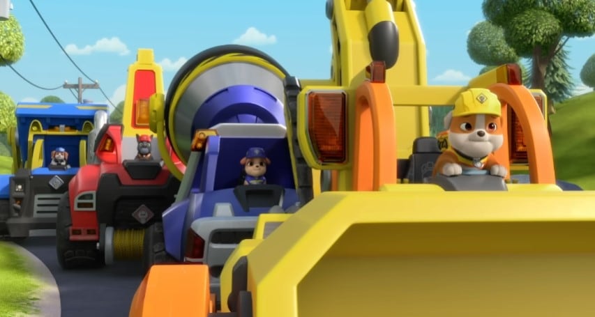 Rubble y Chase salvan al Sr. McTortuga