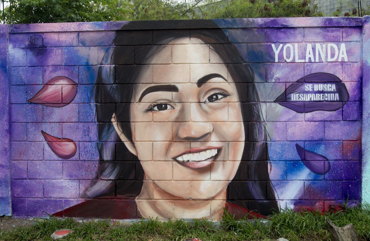 Mural en honor a Yolanda Martínez.