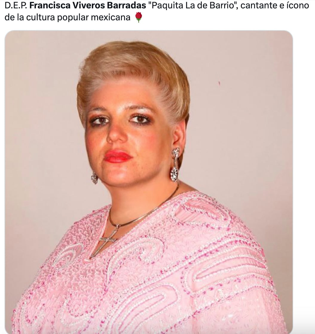 Memes despiden a Paquita la del Barrio