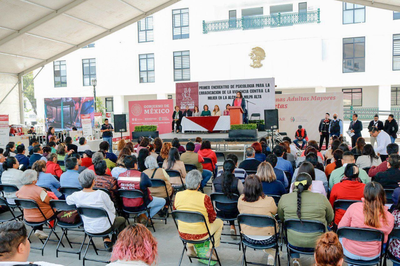 Encuentro de psicología para la erradicación de la violencia contra la mujer en Milpa Alta