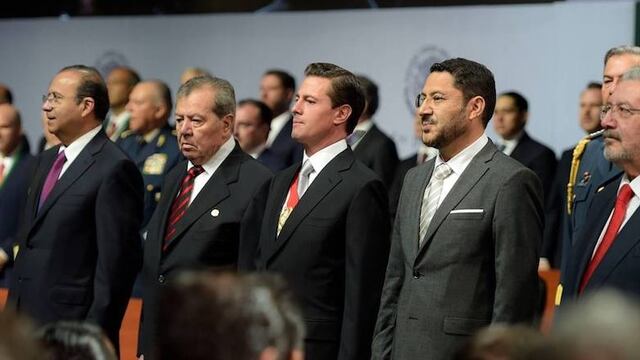 Porfirio Muñoz Ledo, Enrique Peña Nieto y Martí Batres Guadarrama