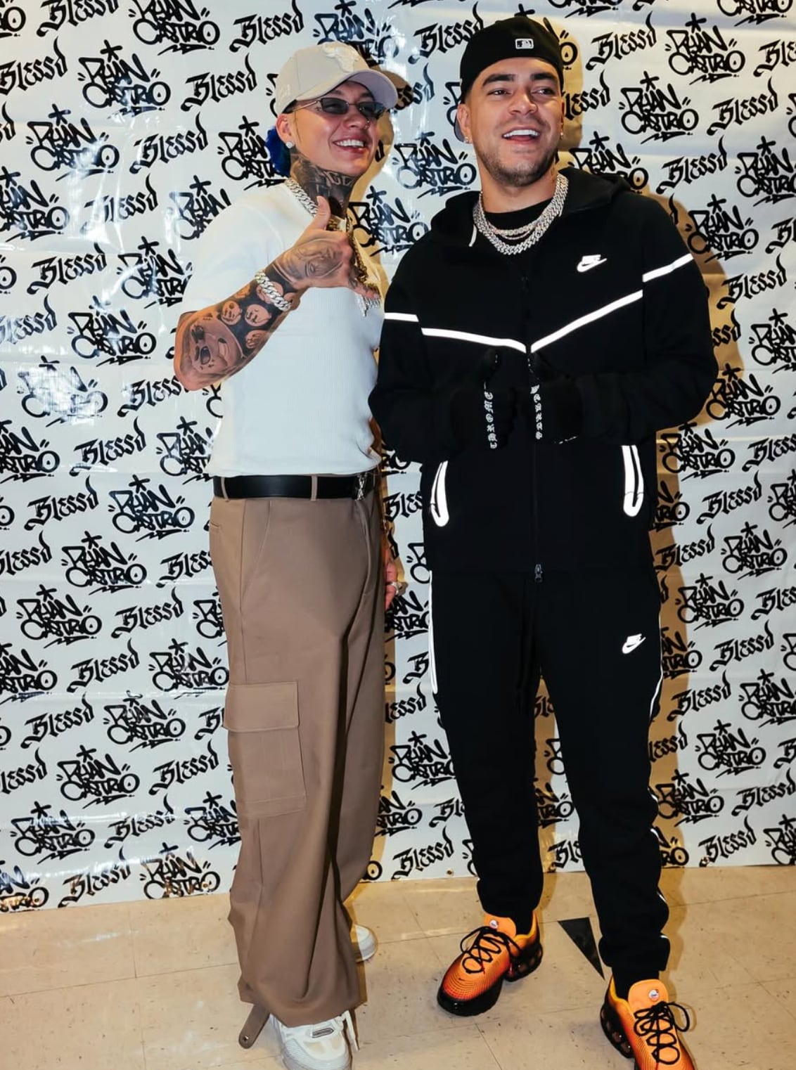 Blessd y Ryan Castro en “Ay Bendito Ghetto México Tour”