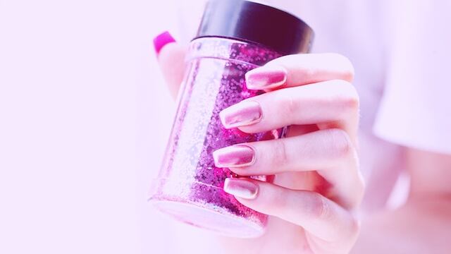 Receta de diamantina rosa eco friendly