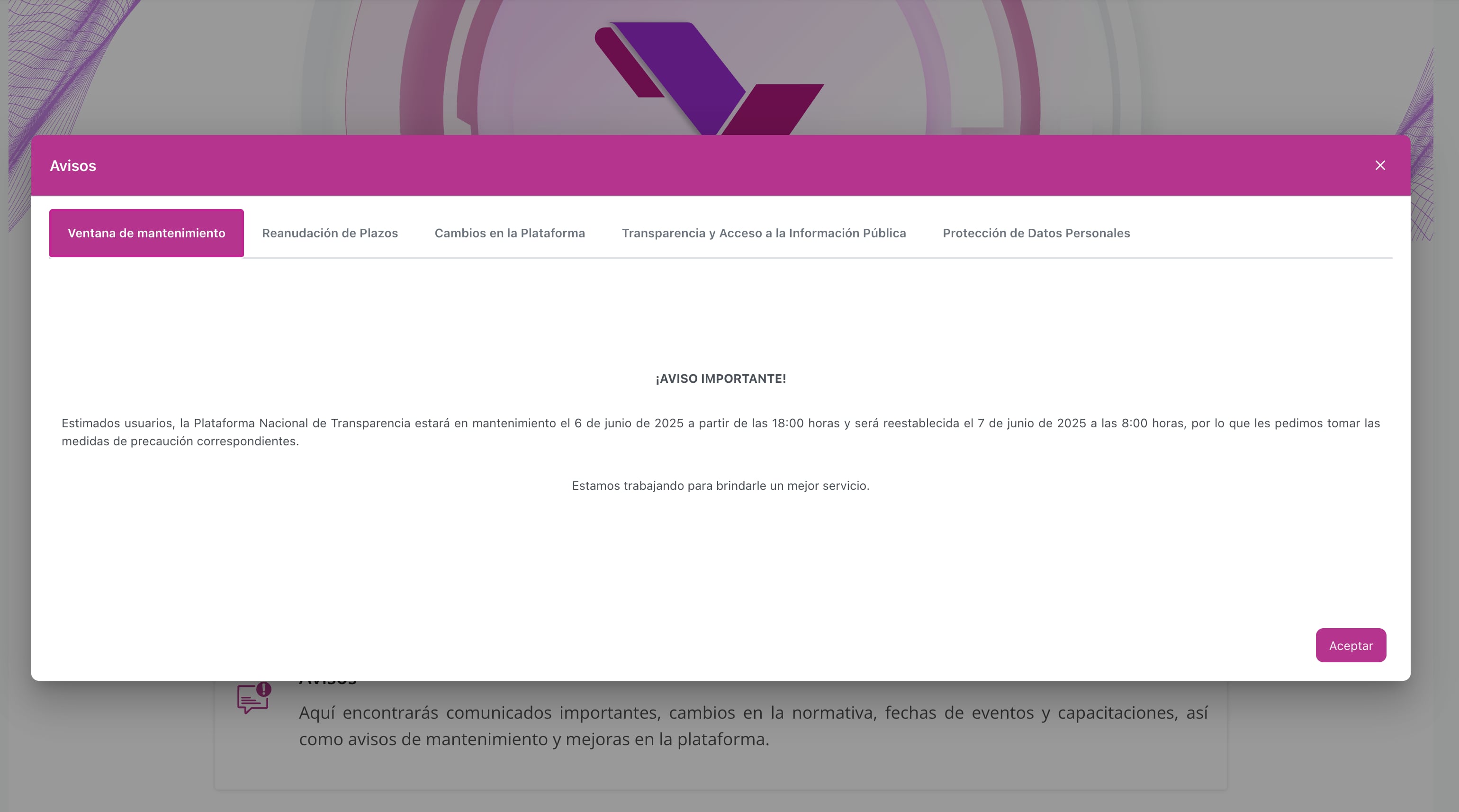 Transparencia para el Pueblo presenta problemas