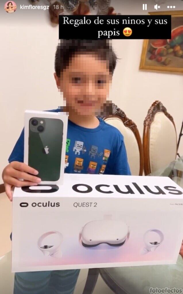 Hijo de Kimberly Flores