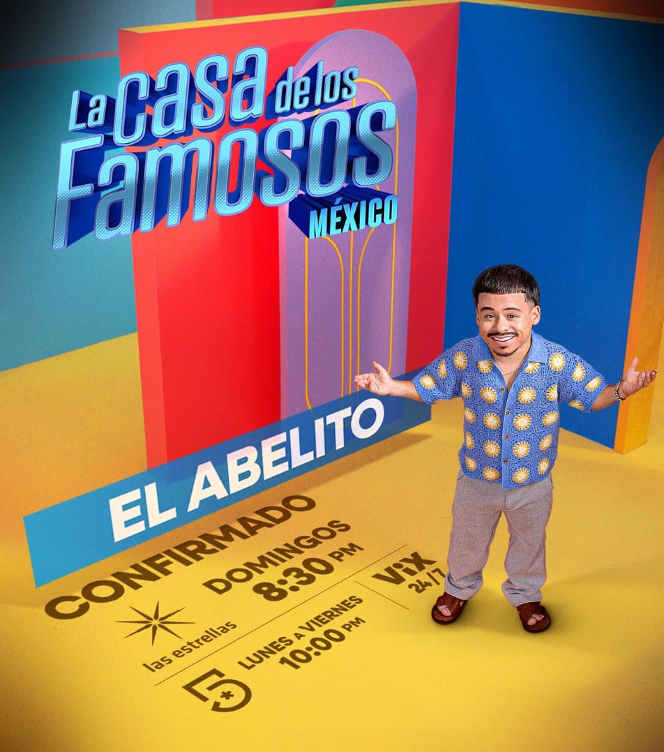 Abelito es habitante de La Casa de los Famosos México 2025
