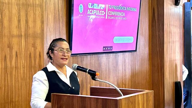 Abelina López presenta balance de fin de año en Acapulco
