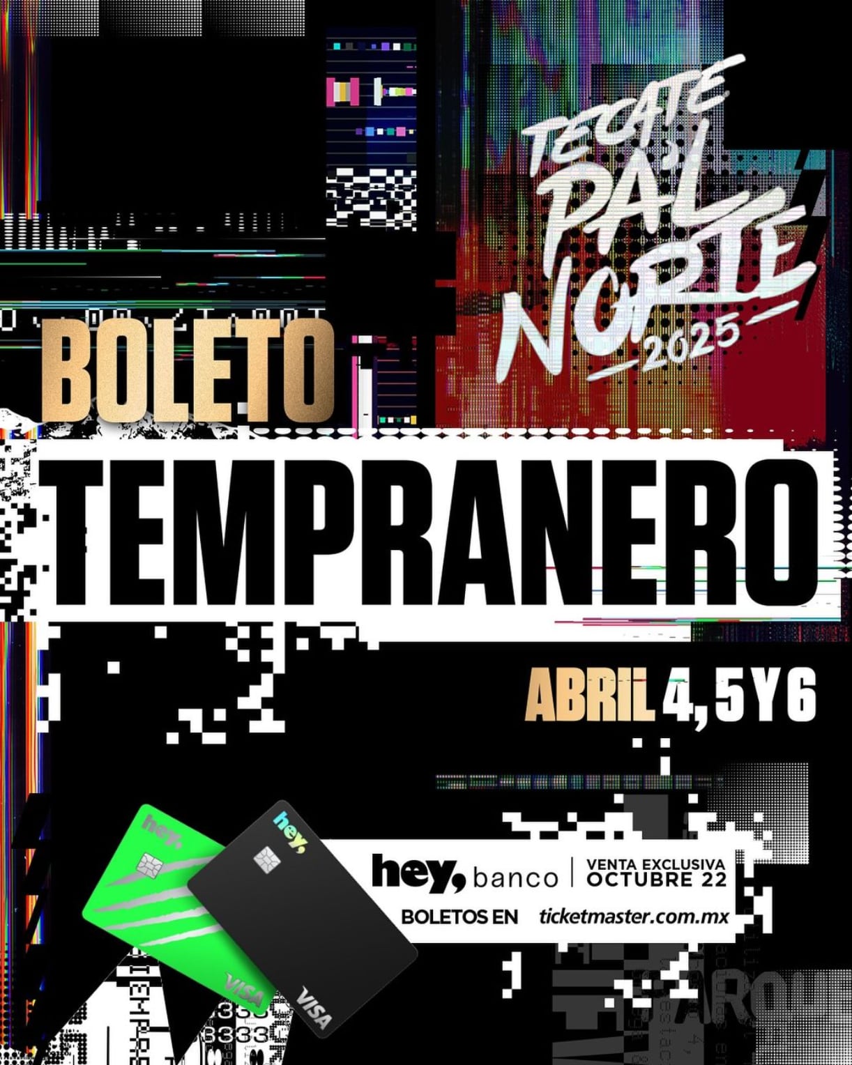 boleto tempranero de Tecate Pal Norte 2025