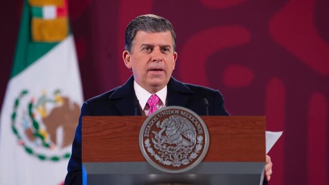 Ricardo Sheffield Padilla, titular de Profeco, en la mañanera del 10 de enero de 2022