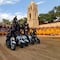 Policías de la SSC Tlaxcala celebran el Día del Niño y la Niña con equipo Internacional de Acrobacia