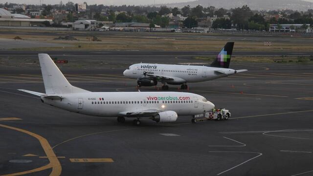 Aviones en el AICM. Obligación a aerolíneas.