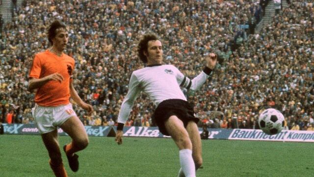 Johan Cruyff y Franz Beckenbauer