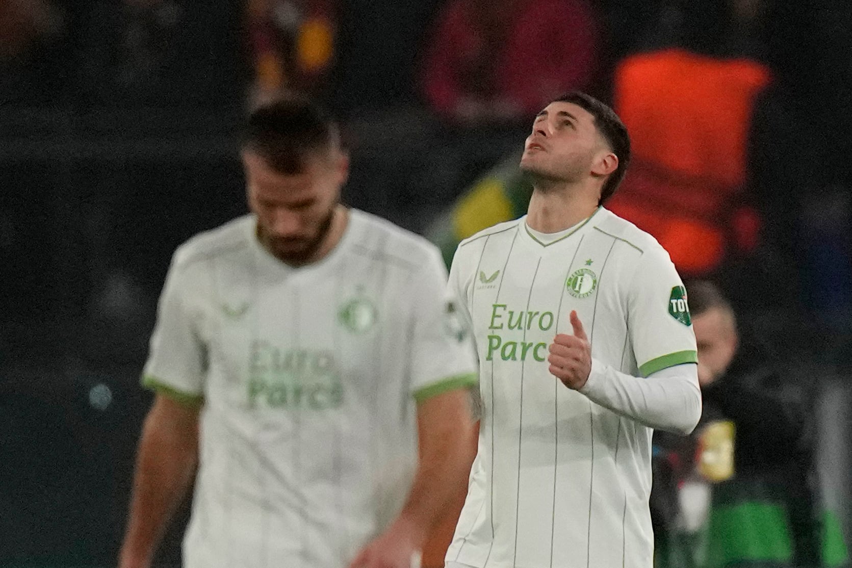 Santiago Giménez con el Feyenoord