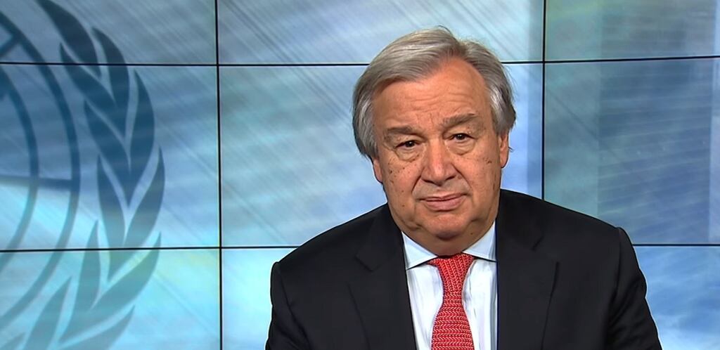 Antonio Guterres, secretario general de Naciones Unidas