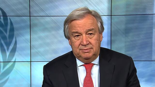 Antonio Guterres, secretario general de Naciones Unidas