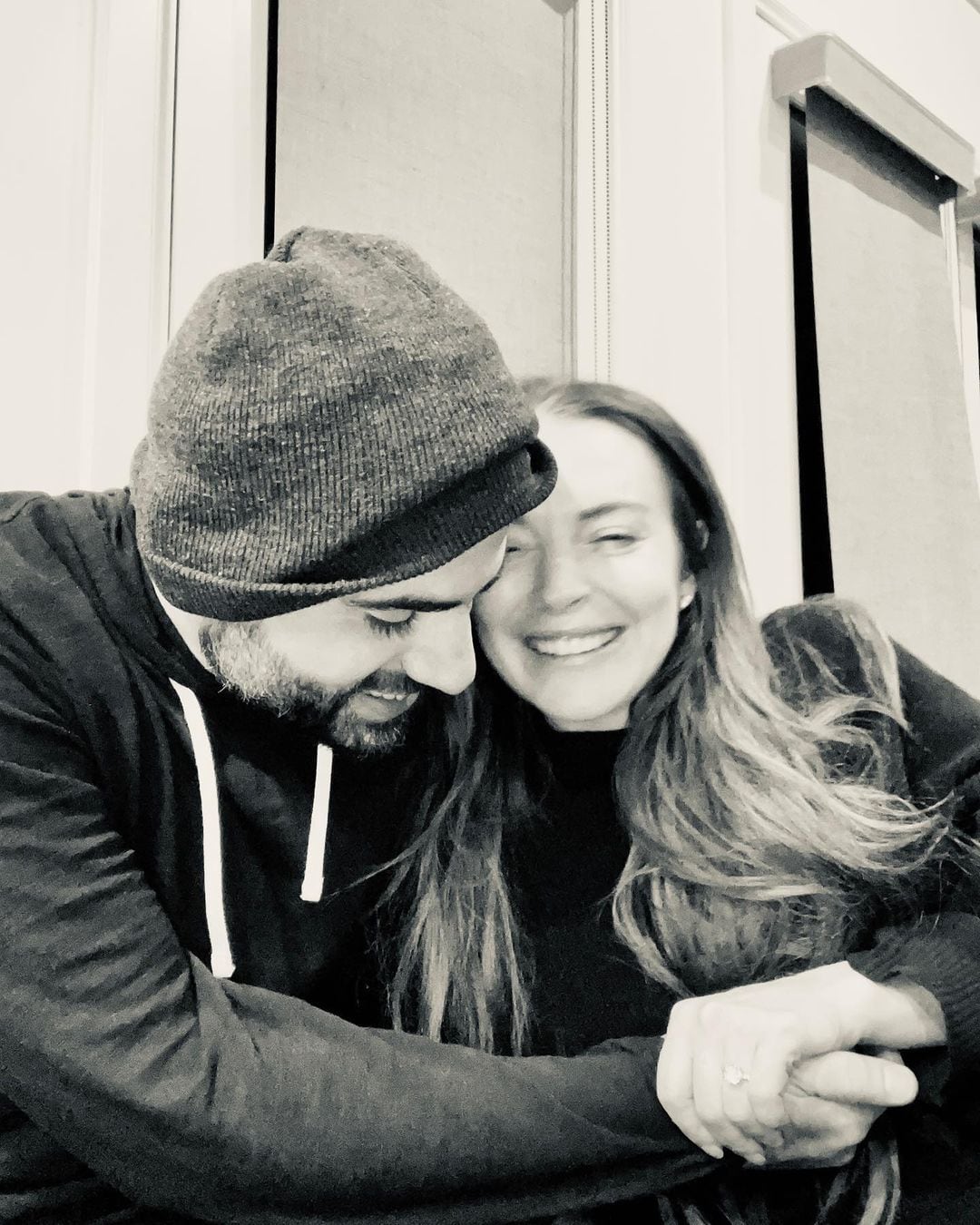 Lindsay Lohan con su esposo Bader Shammas