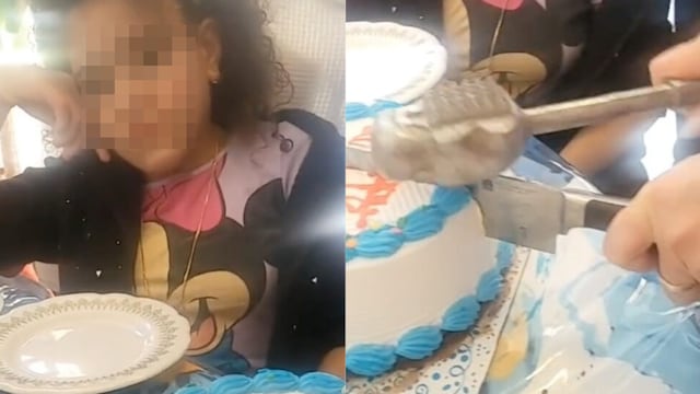 VIDEO: El peor pastel de todos está en TikTok y ni cortar se puede de lo duro que está
