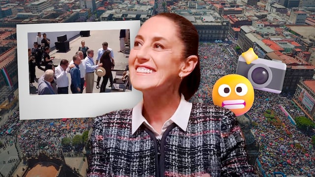 Claudia Sheinbaum sobre foto fallida de los líderes de Morena