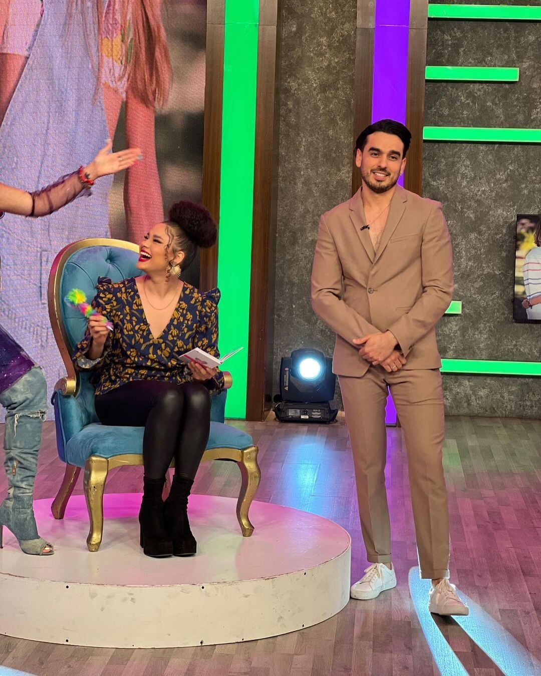 Cesia y Andrés en 'Venga la Alegría Fin de Semana'