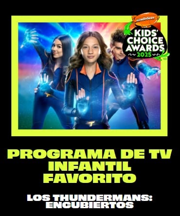 Ganadores Kids Choice Awards 2025