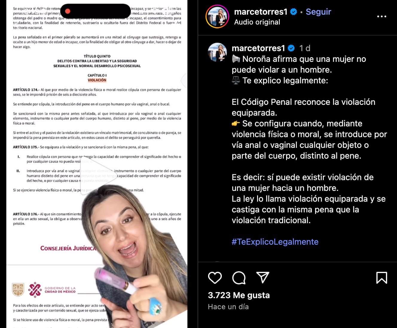 Abogada explica lo que es la violación equiparable