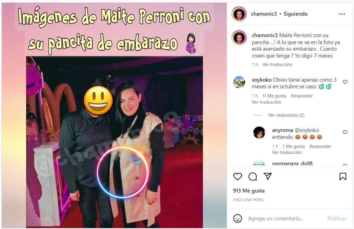Maite Perroni luce avanzado embarazo