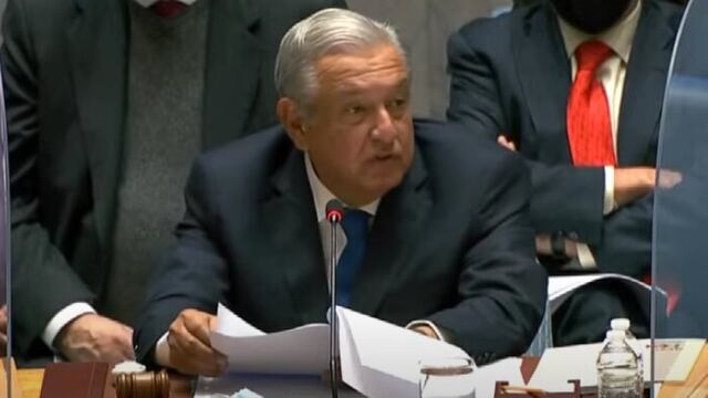 AMLO en la ONU