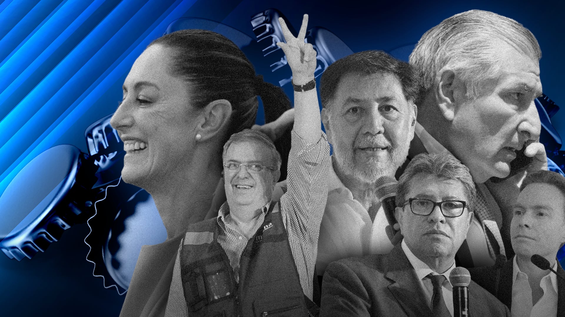 Corcholatas de Morena en campaña del 23 de junio