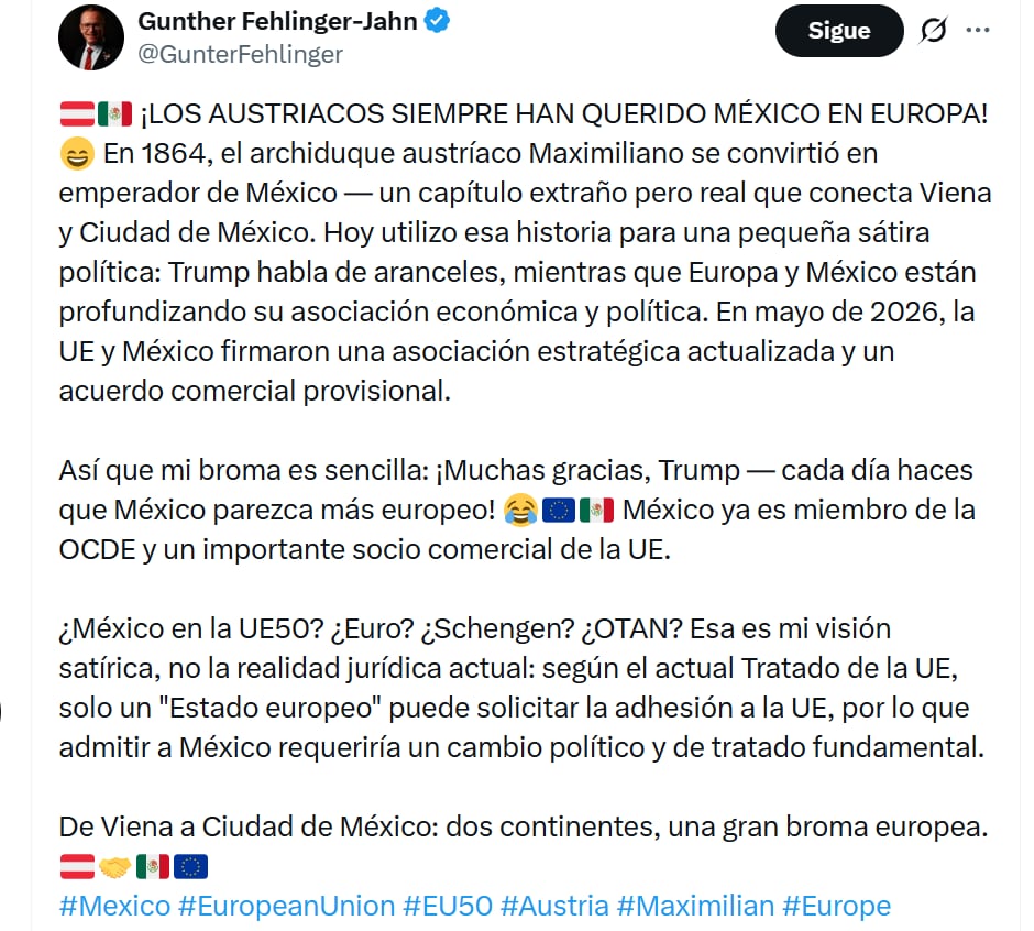 ¿México en la Unión Europea?