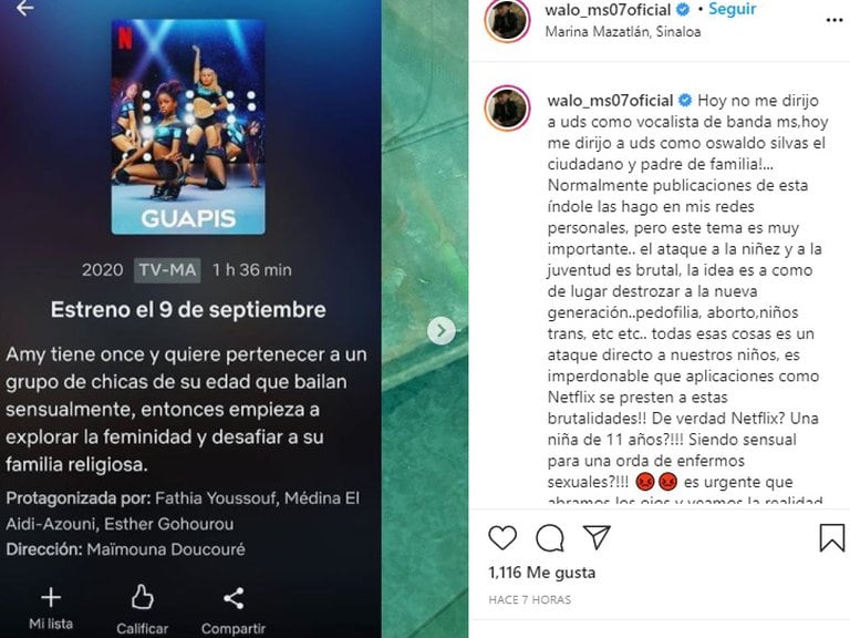 Vocalista de la Banda MS