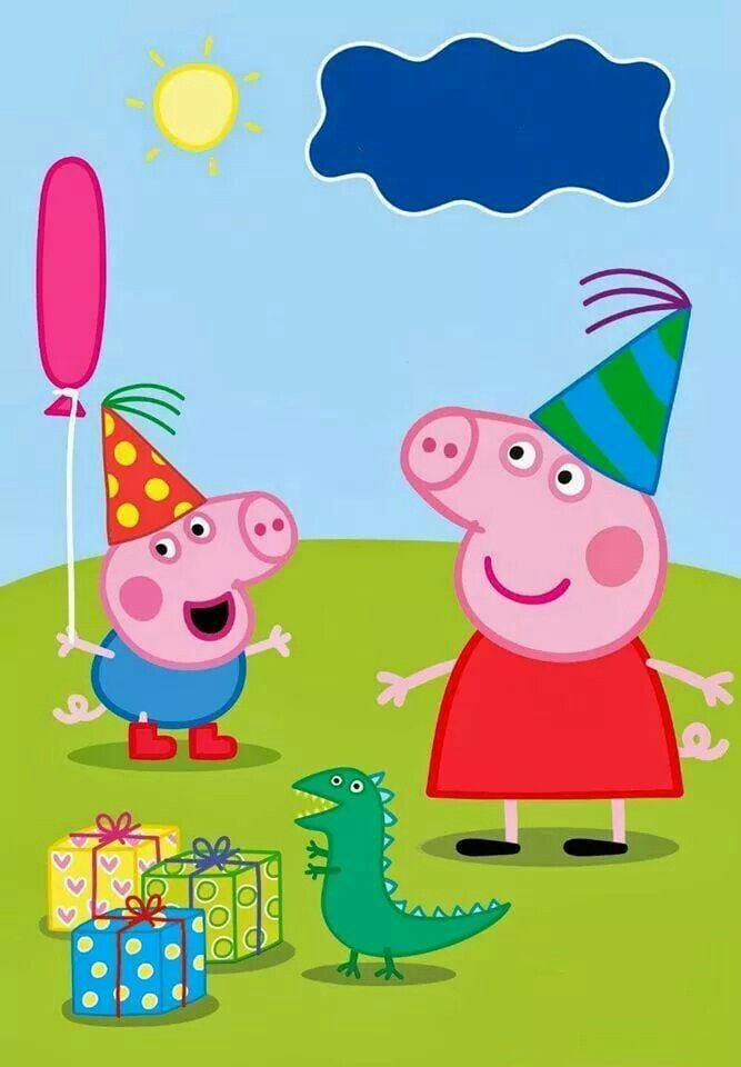 Tarjetas de feliz cumpleaños de George, hermano de Peppa Pig: 8 diseños para imprimir y regalar