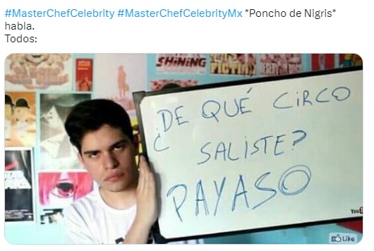 Poncho de Nigris es oficialmente el más odiado de MasterChef Celebrity 2023.