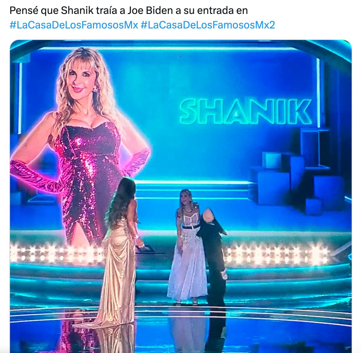 Meme de Shanik Berman en La Casa de los Famosos México 2024