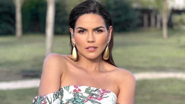 Ella es Karina Banda, una de las conductoras de Hotel VIP