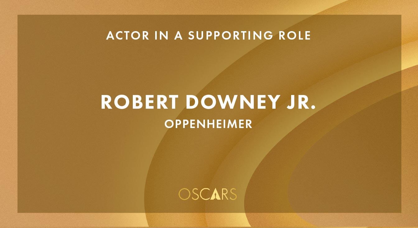 Actor de reparto ganador Premios Oscar 2024
