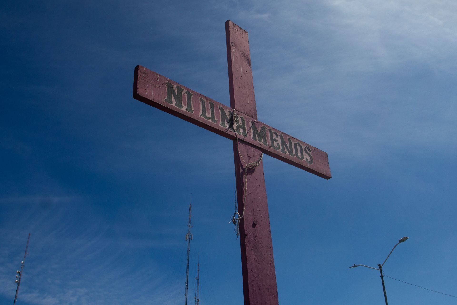 Protesta contra el feminicidio en México
