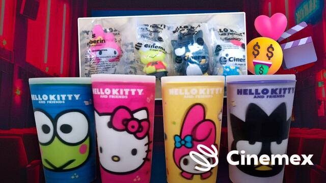 Hello Kitty en Cinemex: Precio de vasos coleccionables de Sanrio y cómo conseguirlos