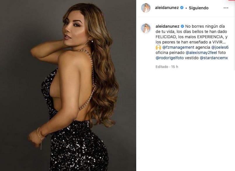 Aleida Núñez da sugerencia a ruptura con su sugar.